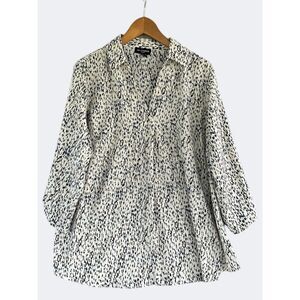 🎉5 for $45🎉 IN studio top blouse shirt size 1X